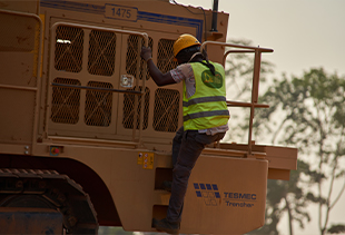 Chargement de camion